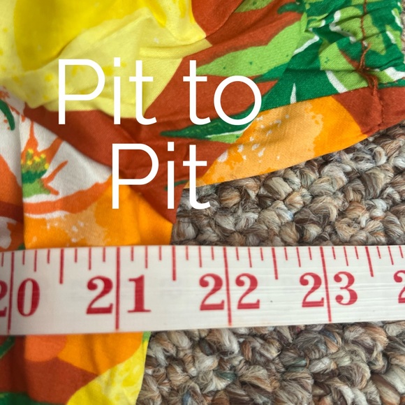 New York & Co NWT Fruit-Print O-Ring Poplin Top Size XL - Picture 8 of 8